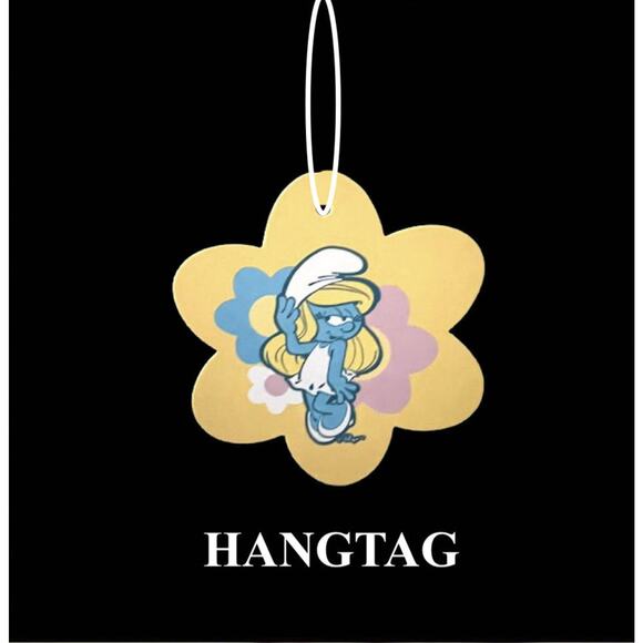 Smurf and Smurette Unique Vintage Floral Character Skirt Prt Plus Size: 5X / 26 - Picture 5 of 5